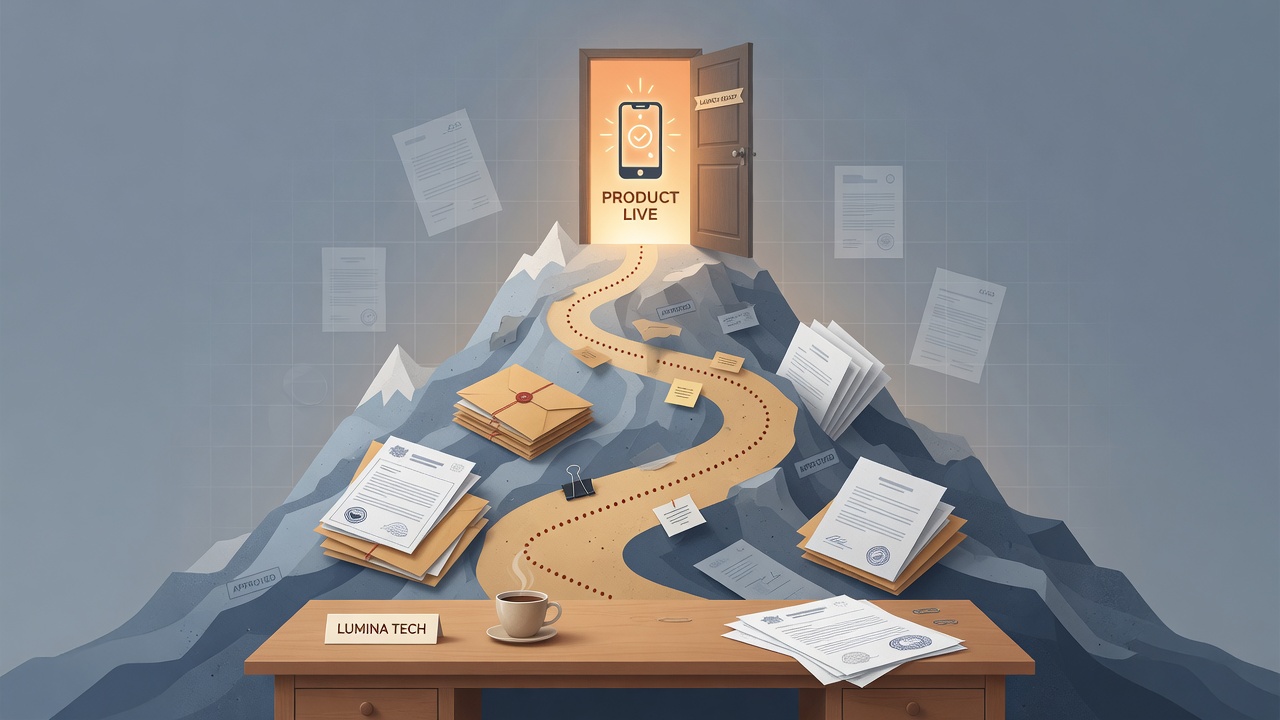The paperwork mountain of company setup, tax, and compliance before launch